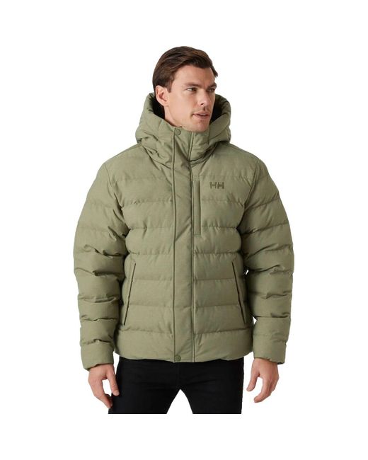 Super cosy Helly Hansen grey longline puffer jacket M Faux fur trim RF001 main image 1