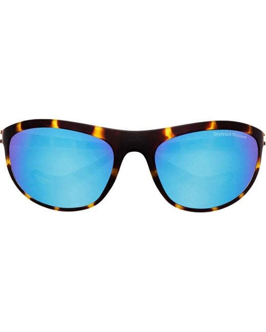 District Vision Blue Takeyoshi Altitude Master Sunglasses for men