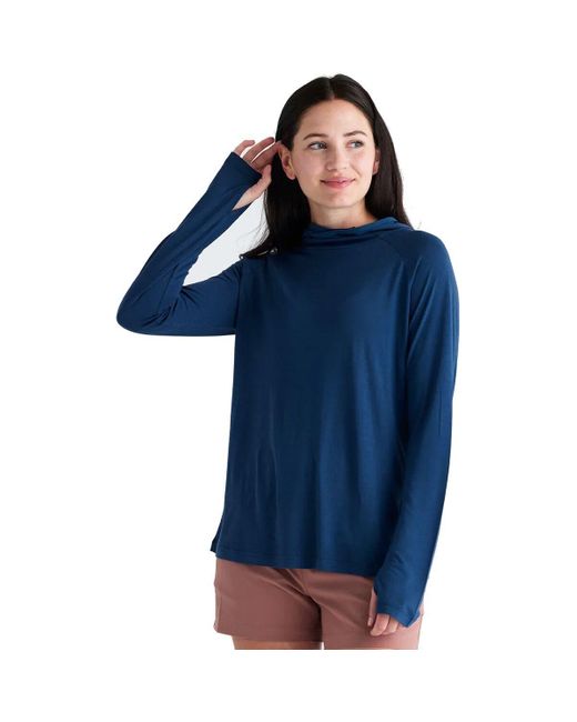 Free Fly Blue Lightweight Ii Hoodie