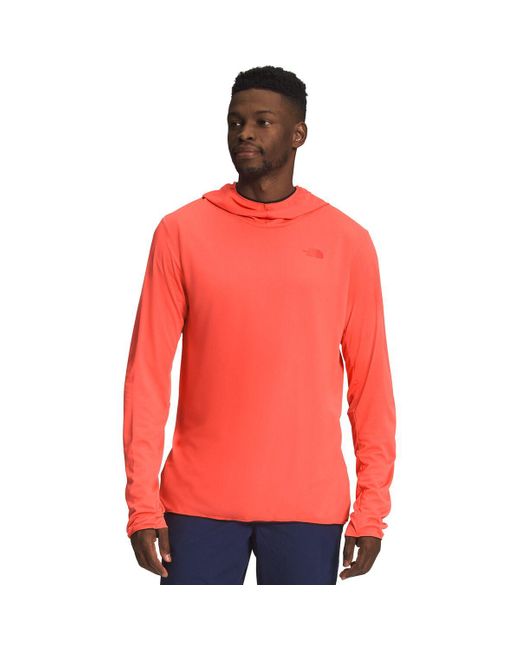The North Face Red Belay Sun Hooded Shirt