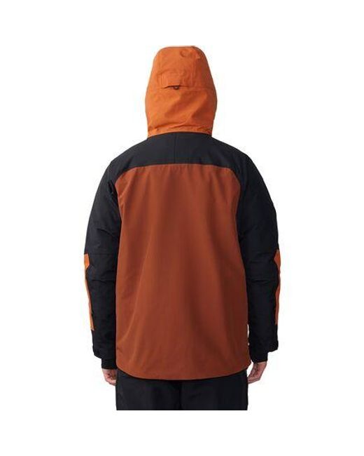 Mountain Hardwear Brown First Tracks Insulated Jacket