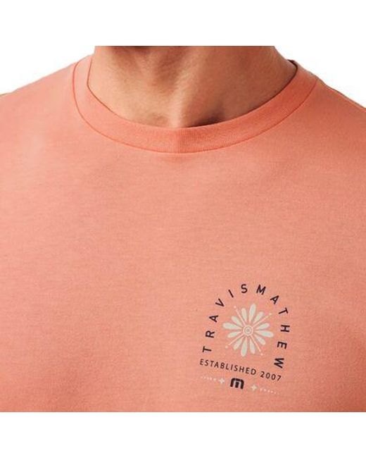 Travis Mathew Orange Deco T-Shirt