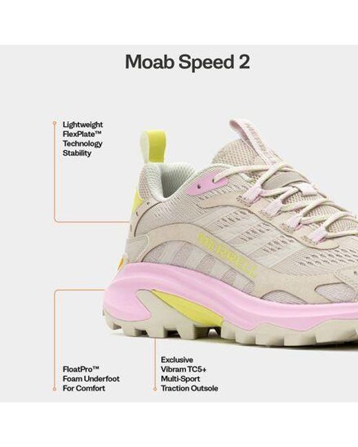 Merrell Gray Moab Speed 2 Hiking Shoe
