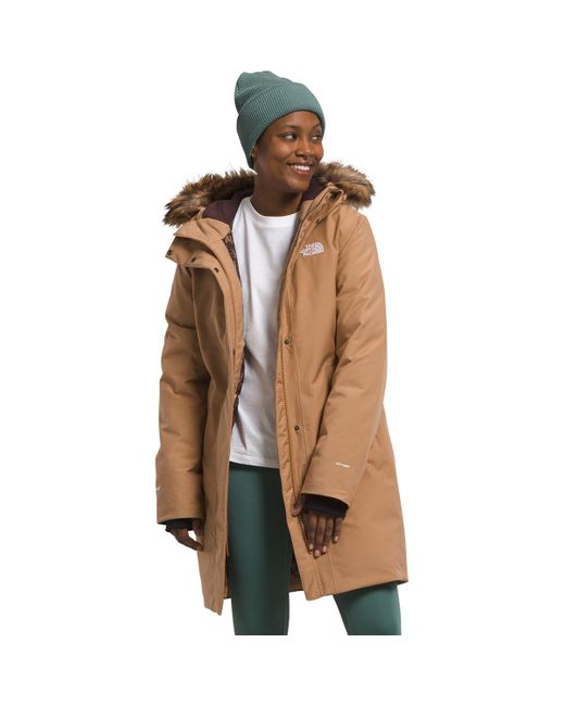 The North Face Brown Arctic Down Parka