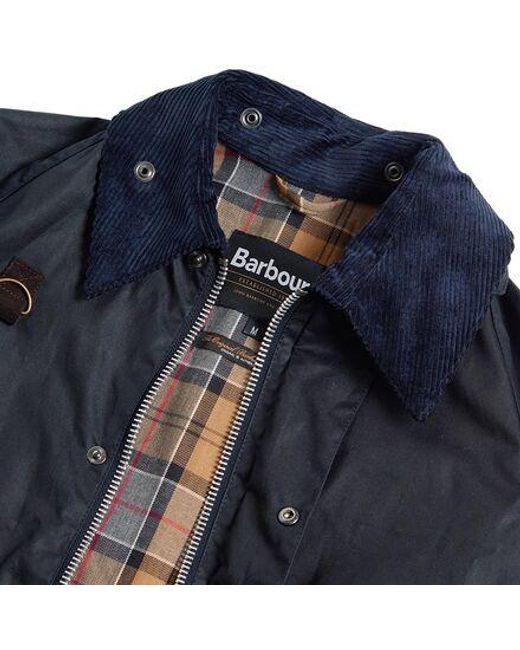 Barbour Blue Spey Wax Jacket