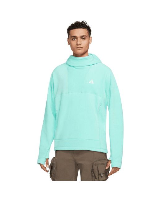 nike acg fleece white green