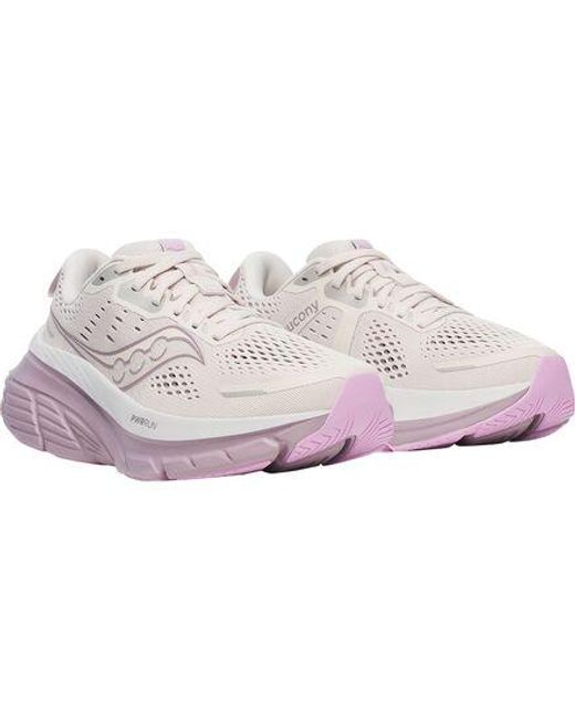 Saucony White Guide 18 Running Shoe