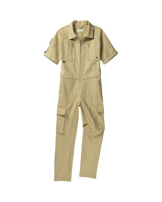 Wondery Green Juniper Camp Jumpsuit
