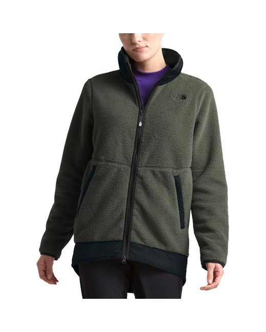 The North Face Green Dunraven Sherpa Parka