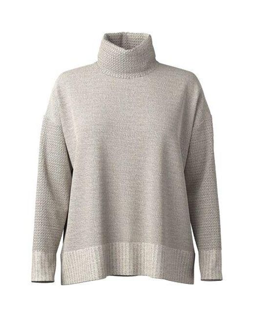 Smartwool Gray Edgewood Cowl Neck Sweater