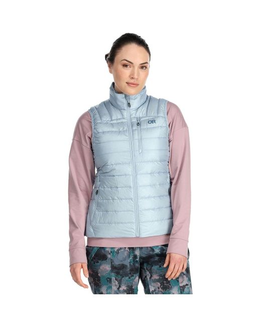 Outdoor Research Blue Helium Down Vest