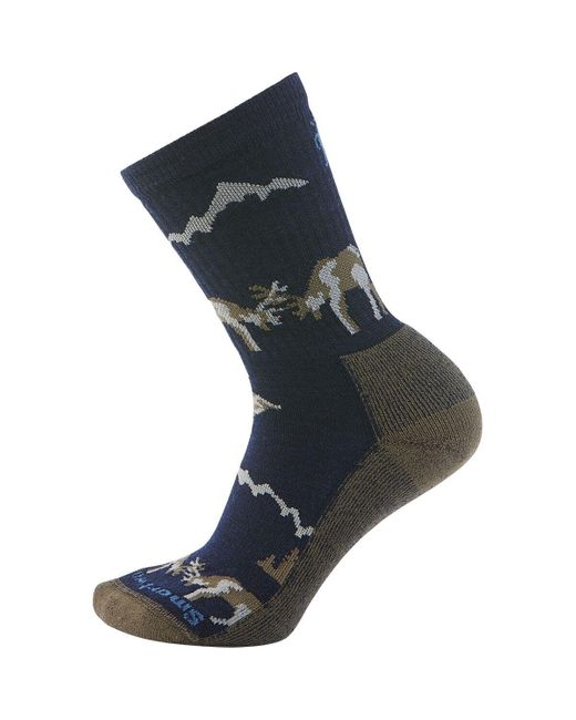 Smartwool Black Everyday Horns Clash Crew Sock
