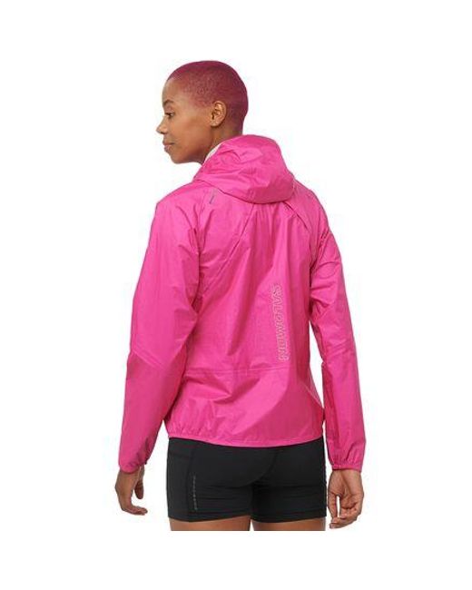 Salomon Pink Bonatti Waterproof Jacket