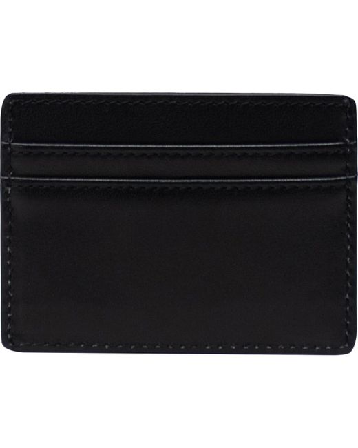 Herschel Supply Co. Charlie Leather Rfid Wallet in Black for Men | Lyst