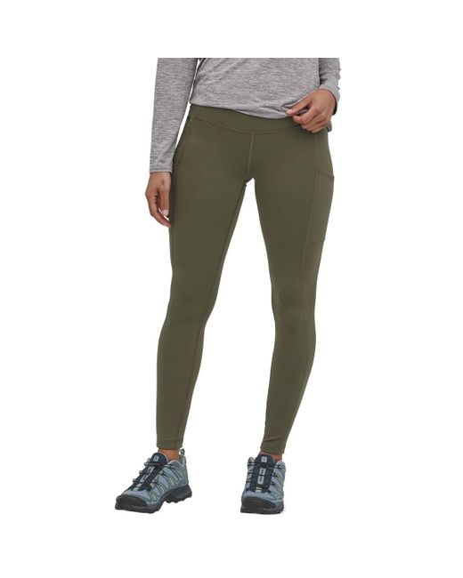 Patagonia Pack Out Tights in Green | Lyst