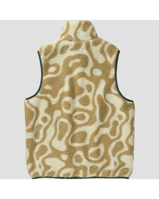 Parks Project Green Yellowstone Geysers Reversible Vest Khaki