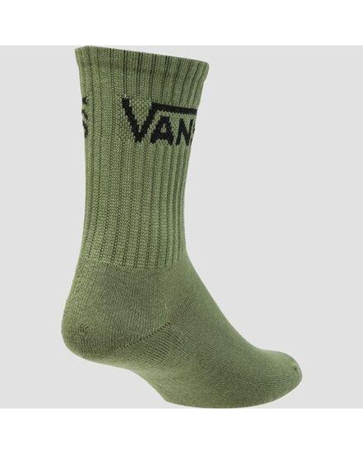 Vans Green Classic Crew Sock
