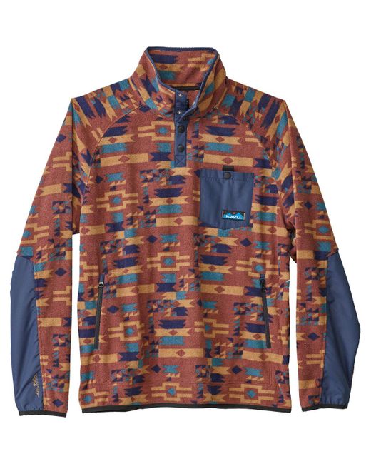 Kavu Multicolor Teannaway Fleece Jacket for men