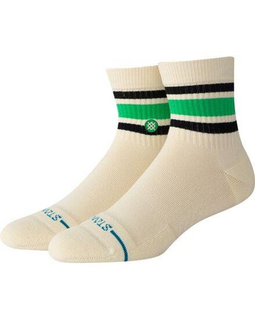 Stance Green Boyd Quarter Sock for men