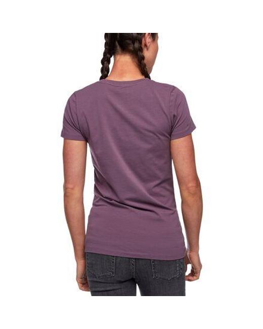 Black Diamond Purple Diamond Rise And Climb Short-Sleeve T-Shirt