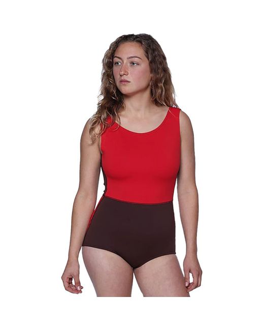 Seea Red Lido One-Piece Swimsuit