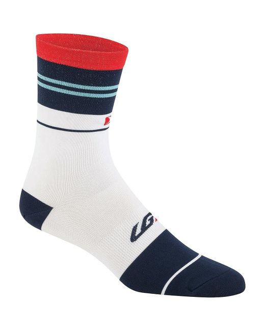 Louis Garneau Blue Conti Long Sock for men