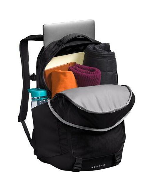 The North Face Black Router 40L Backpack for men