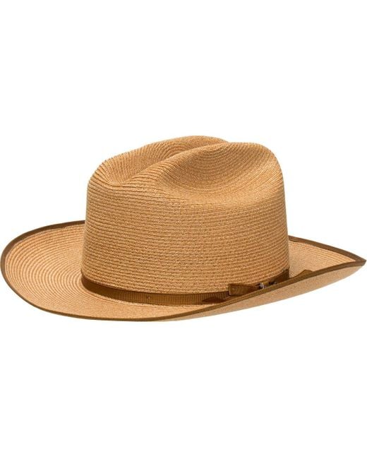 Stetson Brown Open Road Hemp Straw Hat