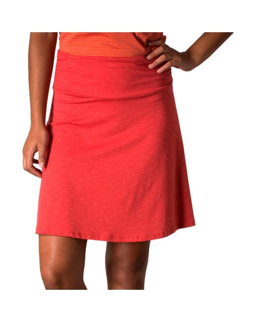 Toad&Co Red Chaka Skirt