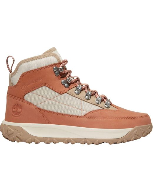 Timberland Brown Greenstride Motion 6 Mid Lace Up Wp Hiking Boot