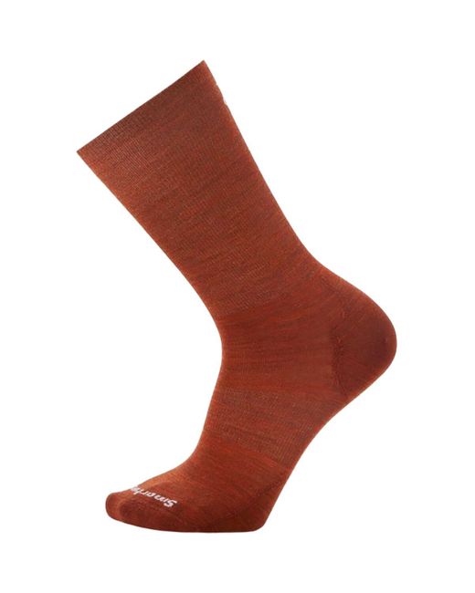 Smartwool Red Everyday Anchor Line Crew Sock