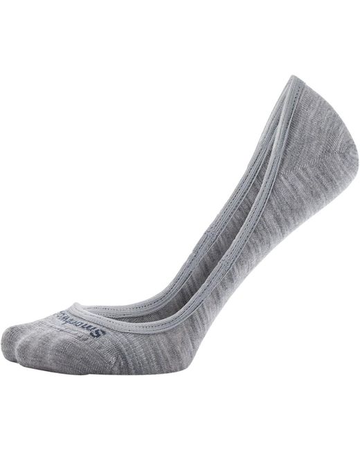 Smartwool Gray Everyday Low Cut No Show Sock Light for men