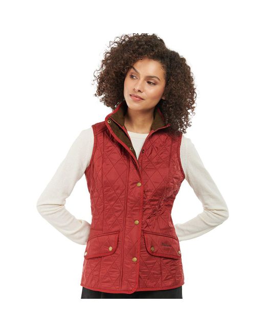Barbour red gilet Clearance