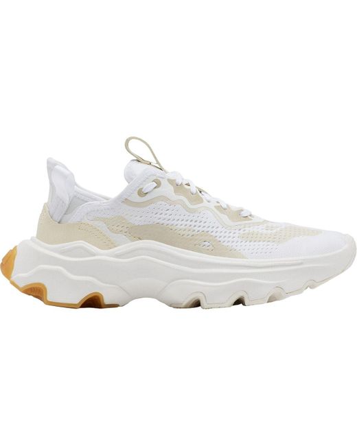 Sorel Breakthru Day Lace Sneaker in White/Chalk (White) Lyst