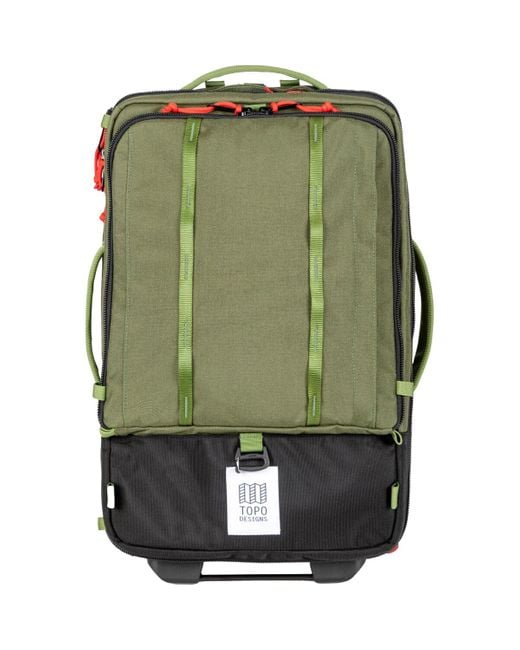 Topo Green Global Travel 44L Roller Bag