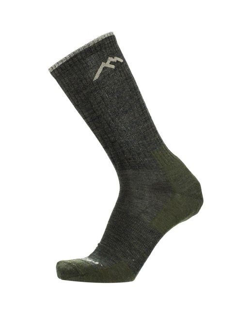Darn Tough Black The Standard Mid-Calf Light Sock for men