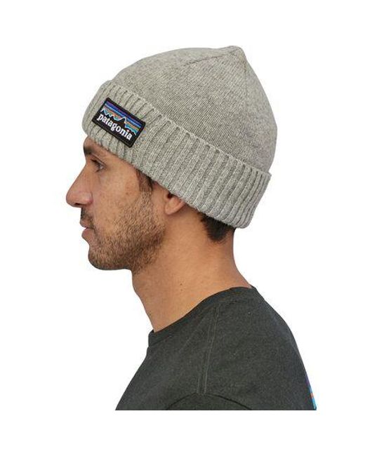 Patagonia Gray Brodeo Beanie for men