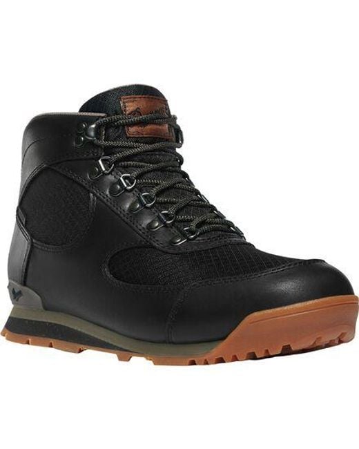 Danner Black Waterproof Leather Hiking Boots