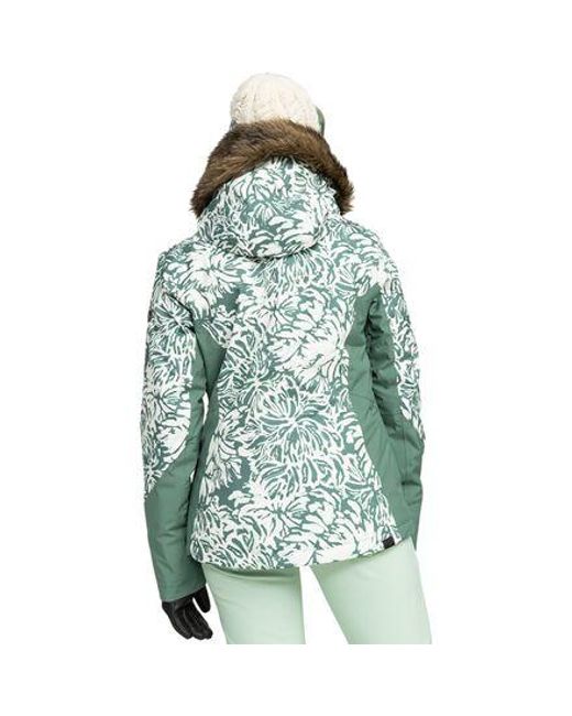 Roxy Green Jet Ski Premium Snow Jacket