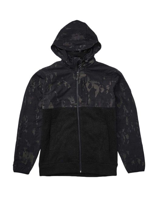 Billabong Black Boundary Multicam Full-zip Fleece Jacket for men