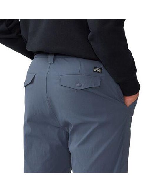 Mountain Hardwear Blue Traxion Pant for men