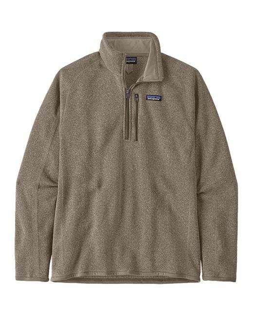 Patagonia Brown Better Sweater 1/4-Zip Fleece Jacket for men