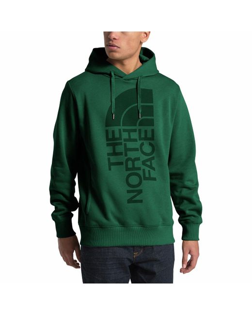 The North Face Green Trivert Patch Pullover Hoodie for men