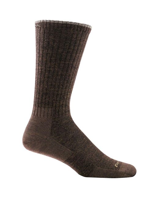 Darn Tough Brown The Standard Mid-Calf Light Sock for men