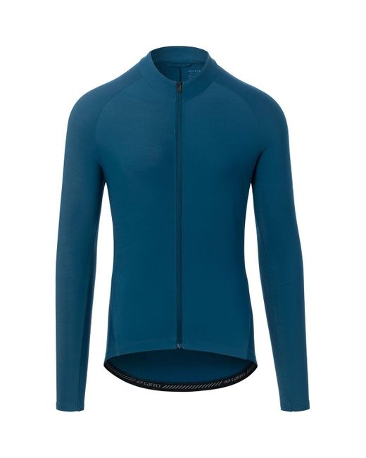 Giro Blue Chrono Thermal Long-Sleeve Jersey for men