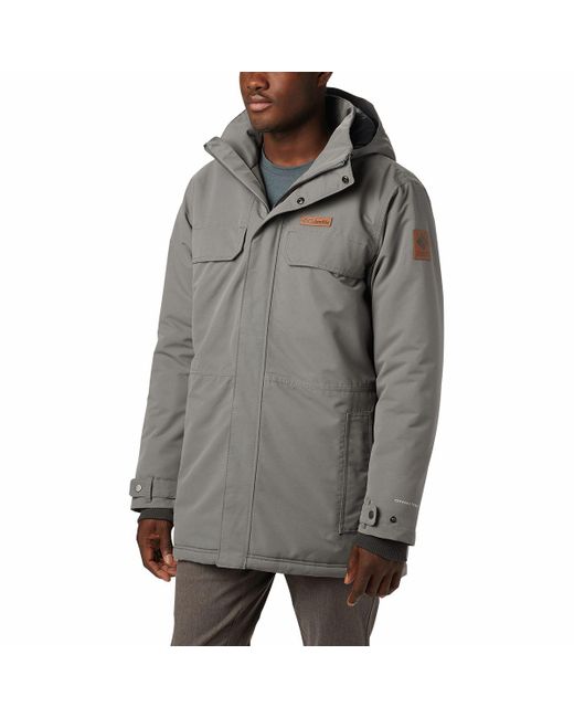 Columbia Gray Rugged Path Parka for men