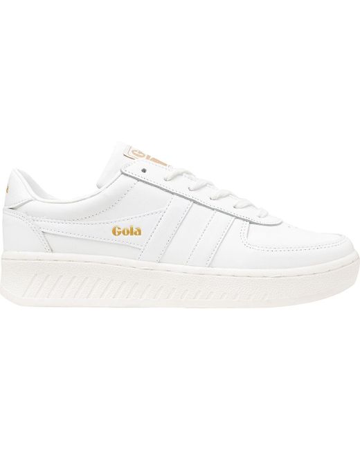 Gola Grandslam Leather Shoe in White | Lyst