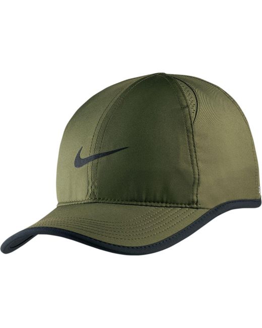 Nike Aerobill Featherlight Running Hat in Green for Men