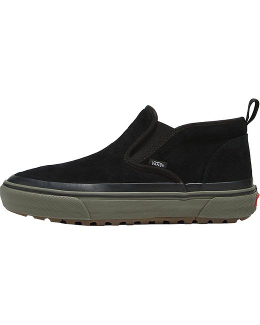 Vans Black Mid Slip Mte-1 Shoe for men