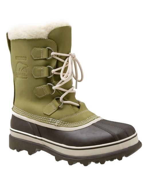 Sorel Green Caribou Boot